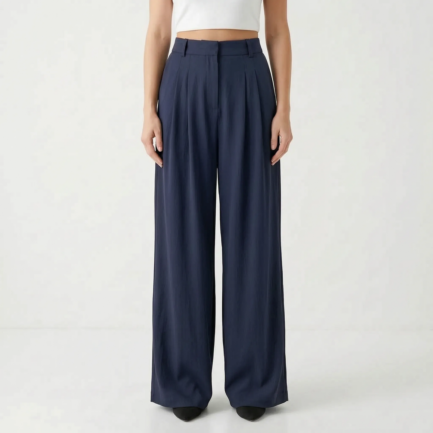 Weite Hose Mit Hohem Bund - Elovia