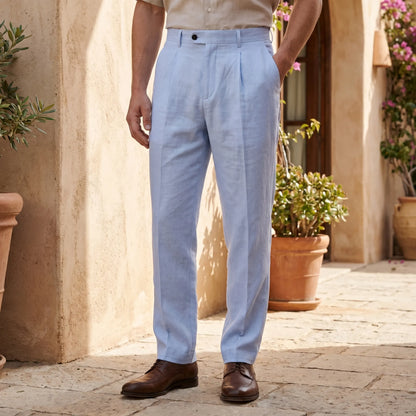Weite Stoffhose Mit Geradem Bein -  Brent