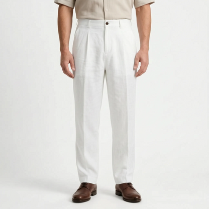 Weite Stoffhose Mit Geradem Bein -  Brent
