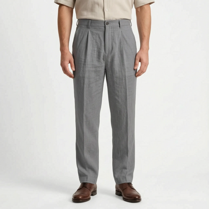 Weite Stoffhose Mit Geradem Bein -  Brent