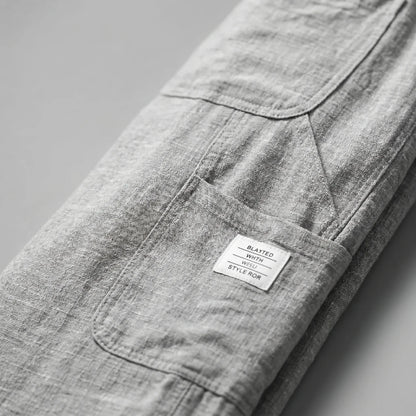 Weite Stoffhose Mit Geradem Bein -  Neal