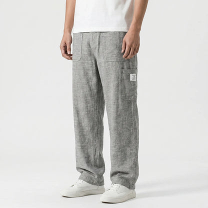 Weite Stoffhose Mit Geradem Bein -  Neal
