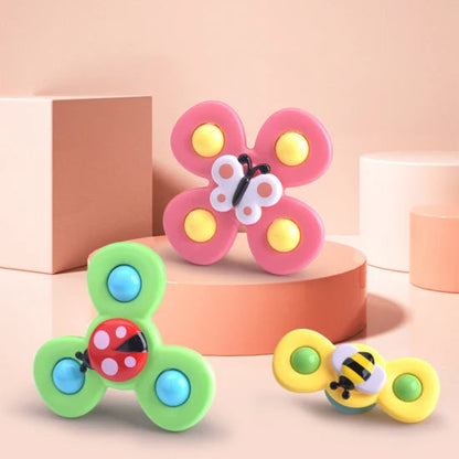 Saugnapf Spinner Spielset von 3 - SpinFun