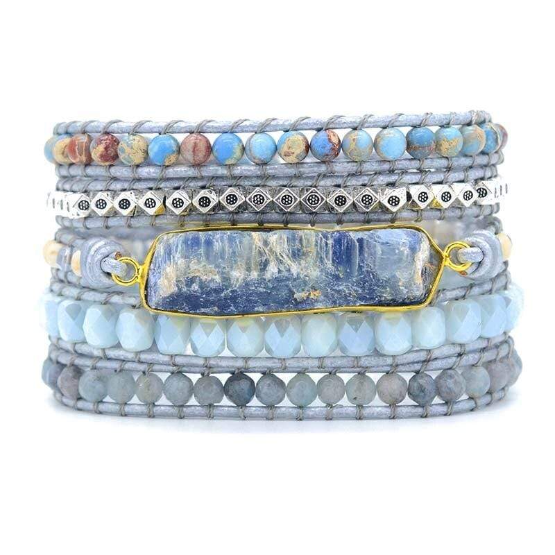 Wickelarmband Mit Edelsteinen - AurinaWrap