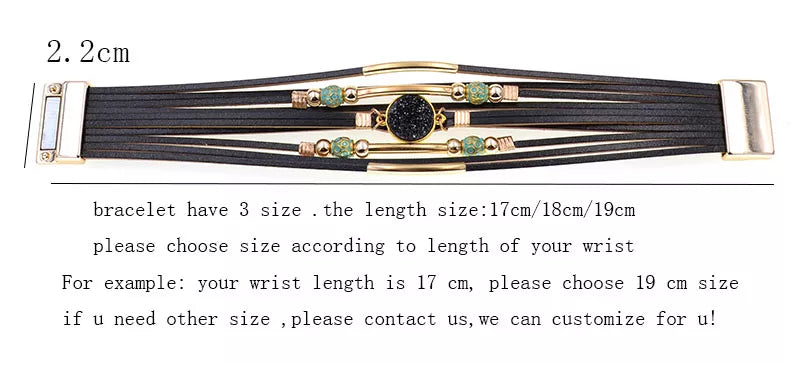 Wickelarmband Mit Perlen - BohoVibe