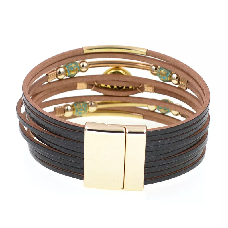 Wickelarmband Mit Perlen - BohoVibe