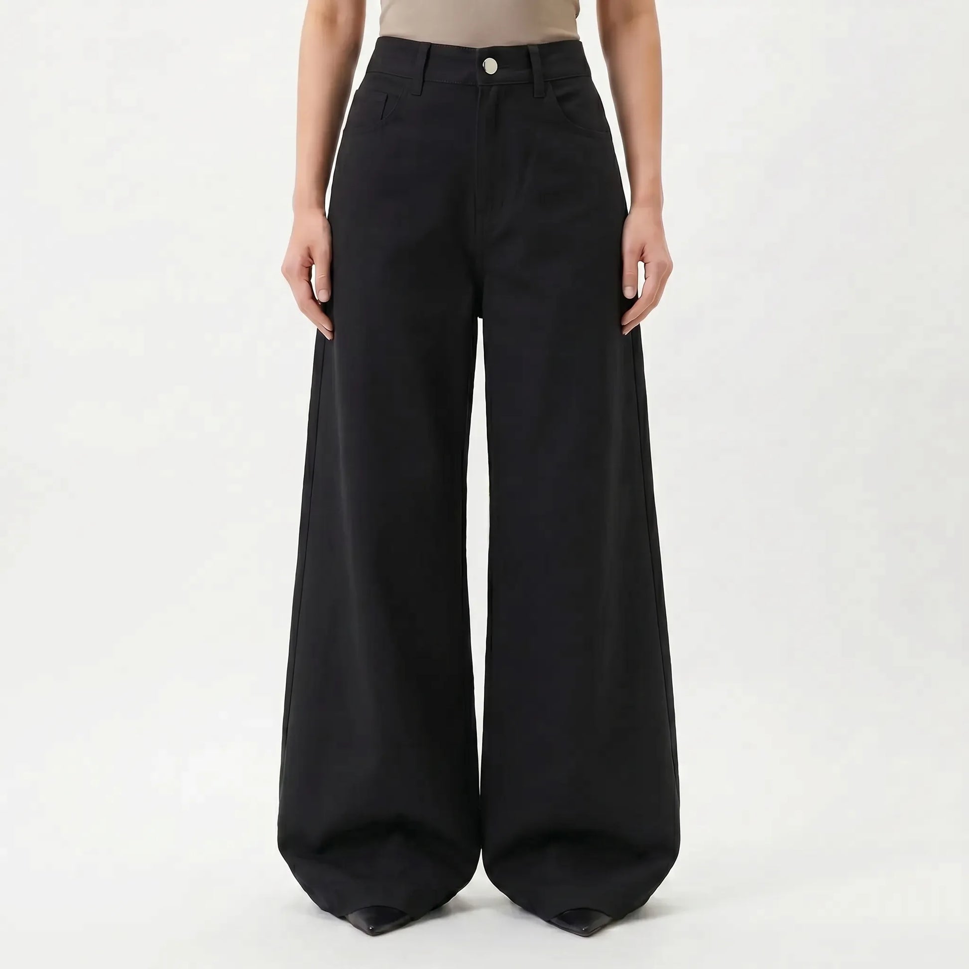 Wide Leg Jeans Damen High Waist -  Jeannie