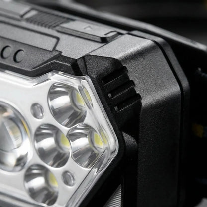 Wiederaufladbare 9-LED-Stirnlampe -  Luxbeam