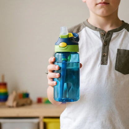 Wiederverwendbare Trinkflasche Mit Strohhalm Für Kinder - Quenchlet