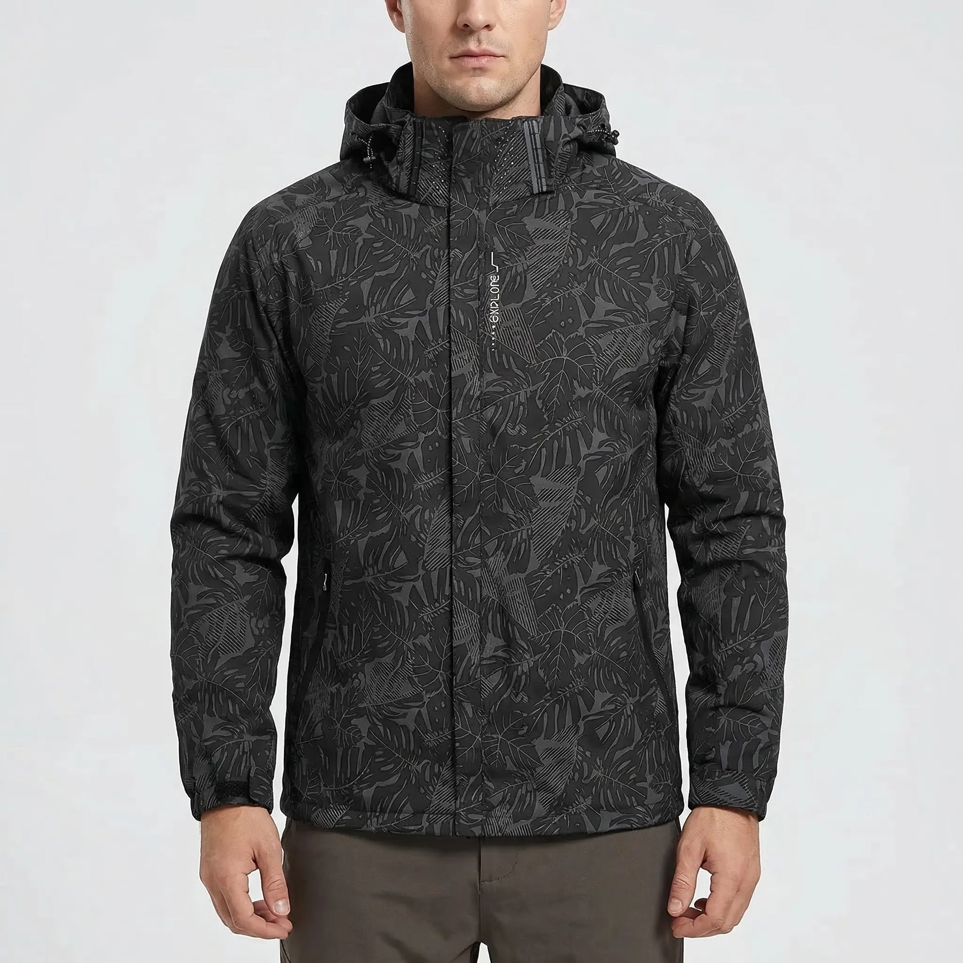 Windbreaker Mit Durchgehendem Reißverschluss Und Kapuze -  Stormvel