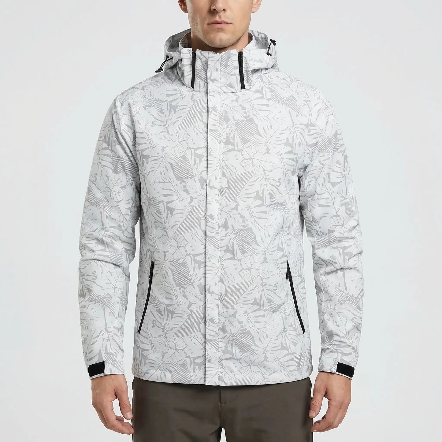 Windbreaker Mit Durchgehendem Reißverschluss Und Kapuze -  Stormvel