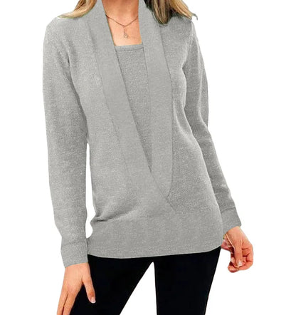 Warme & Bequeme Damen Winterstrickpullover – Selina