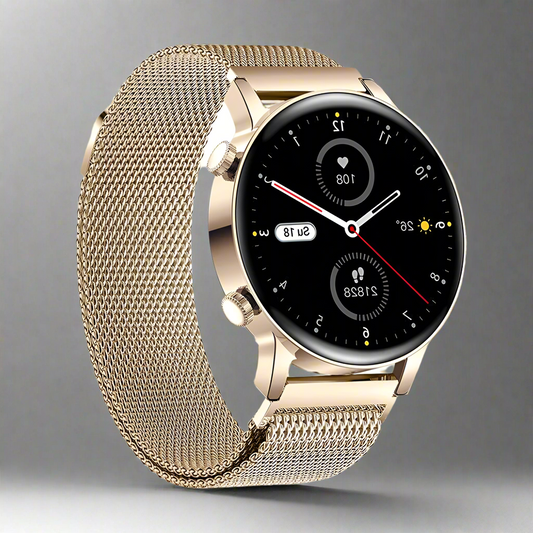 Stilvolle Damen-Smartwatch – LuxeFit Pulse