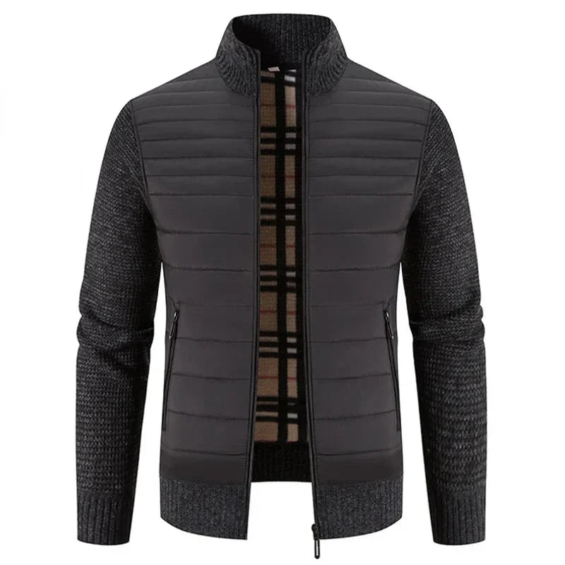 Zip-Up Stand Collar Men's Jacket - Felipe