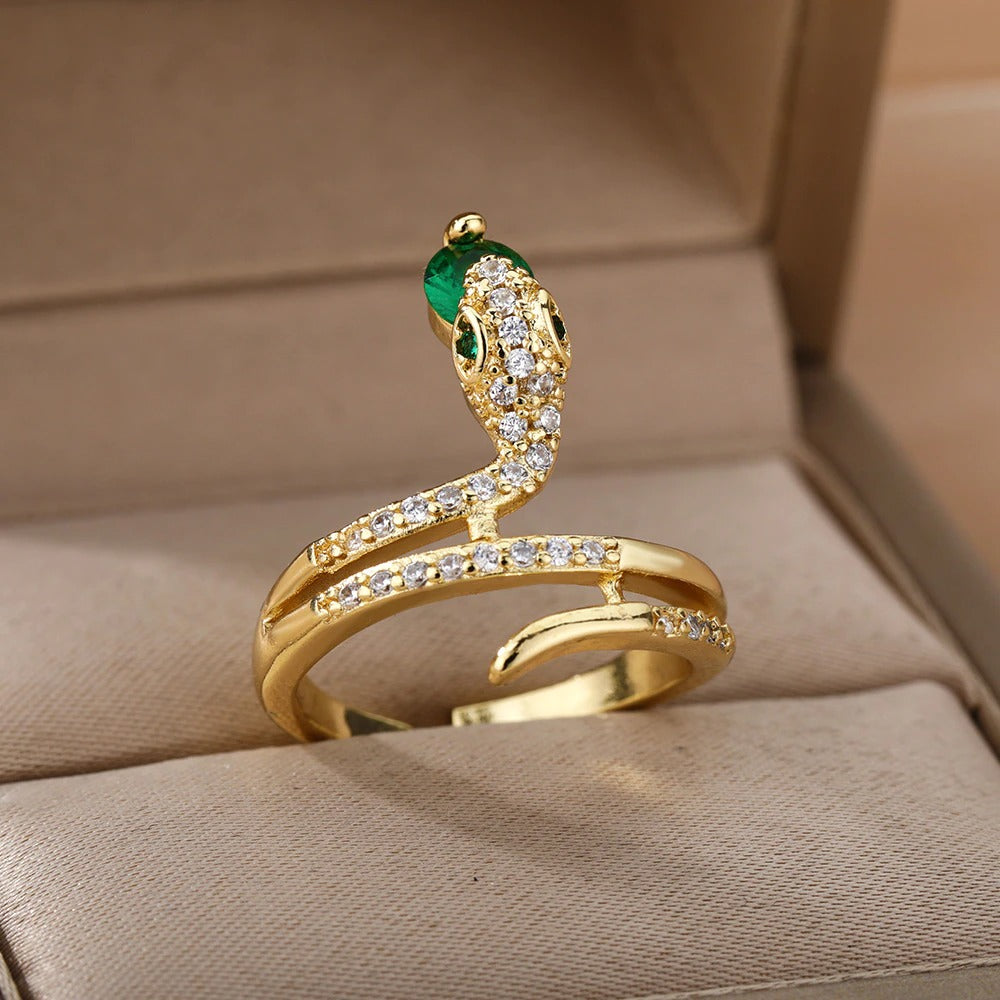 Zirkon Besetzter Ring - SerpentStyle
