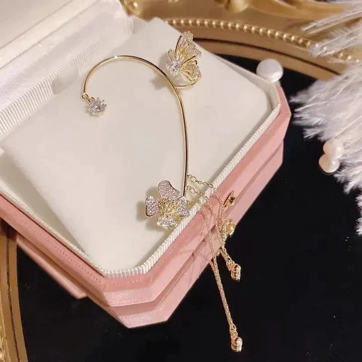 Zirkonia Ohrringe - ButterflyClip