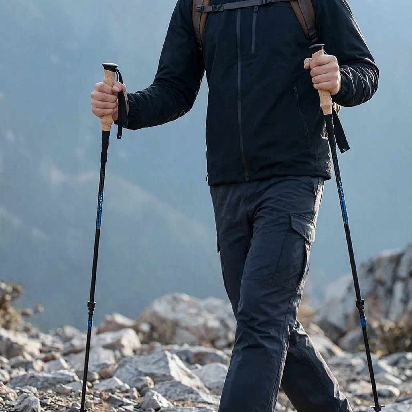 Zusammenklappbares Teleskop-Trekkingstöcke-Set -  Summastride