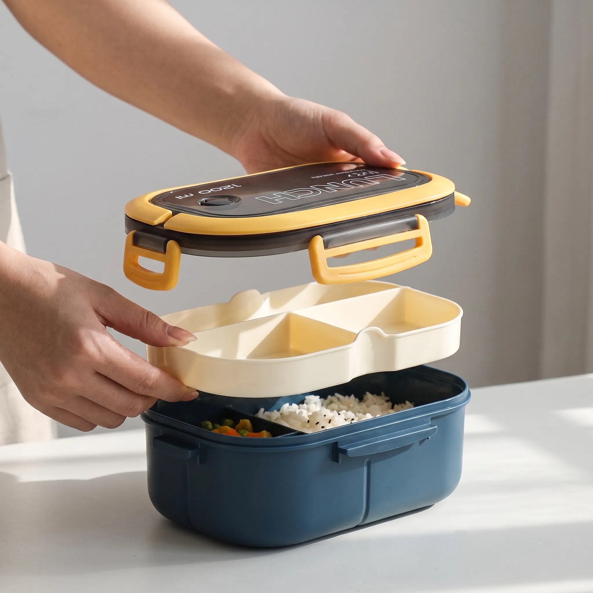 Zweistöckige Bento Box Für Unterwegs - Bentify