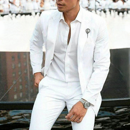 Zweiteiliger Slim-Fit-Anzug - Francesco