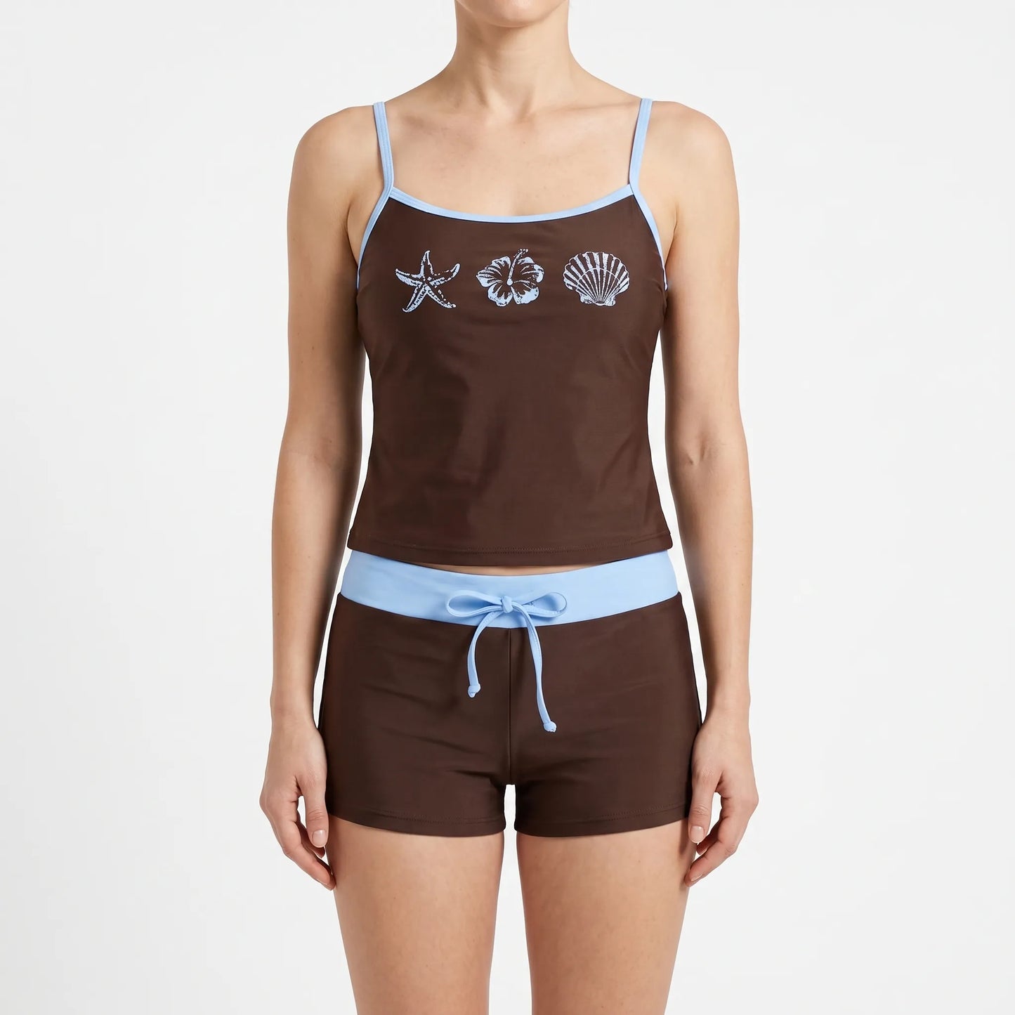 Zweiteiliges Bikini Damen Set Mit Kontrasten - Alexandra