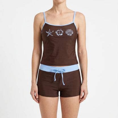 Zweiteiliges Bikini Damen Set Mit Kontrasten - Alexandra