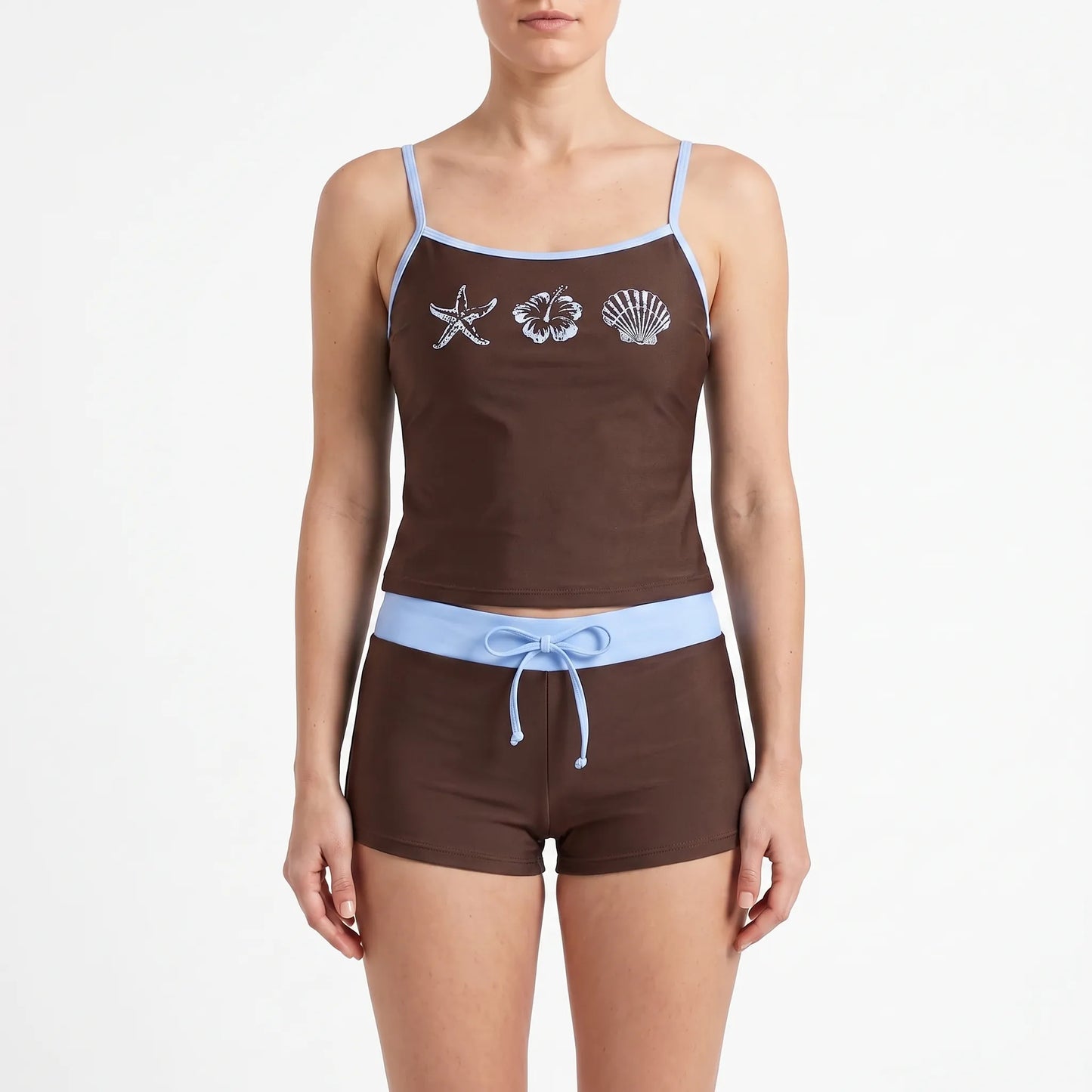 Zweiteiliges Bikini Damen Set Mit Kontrasten - Alexandra