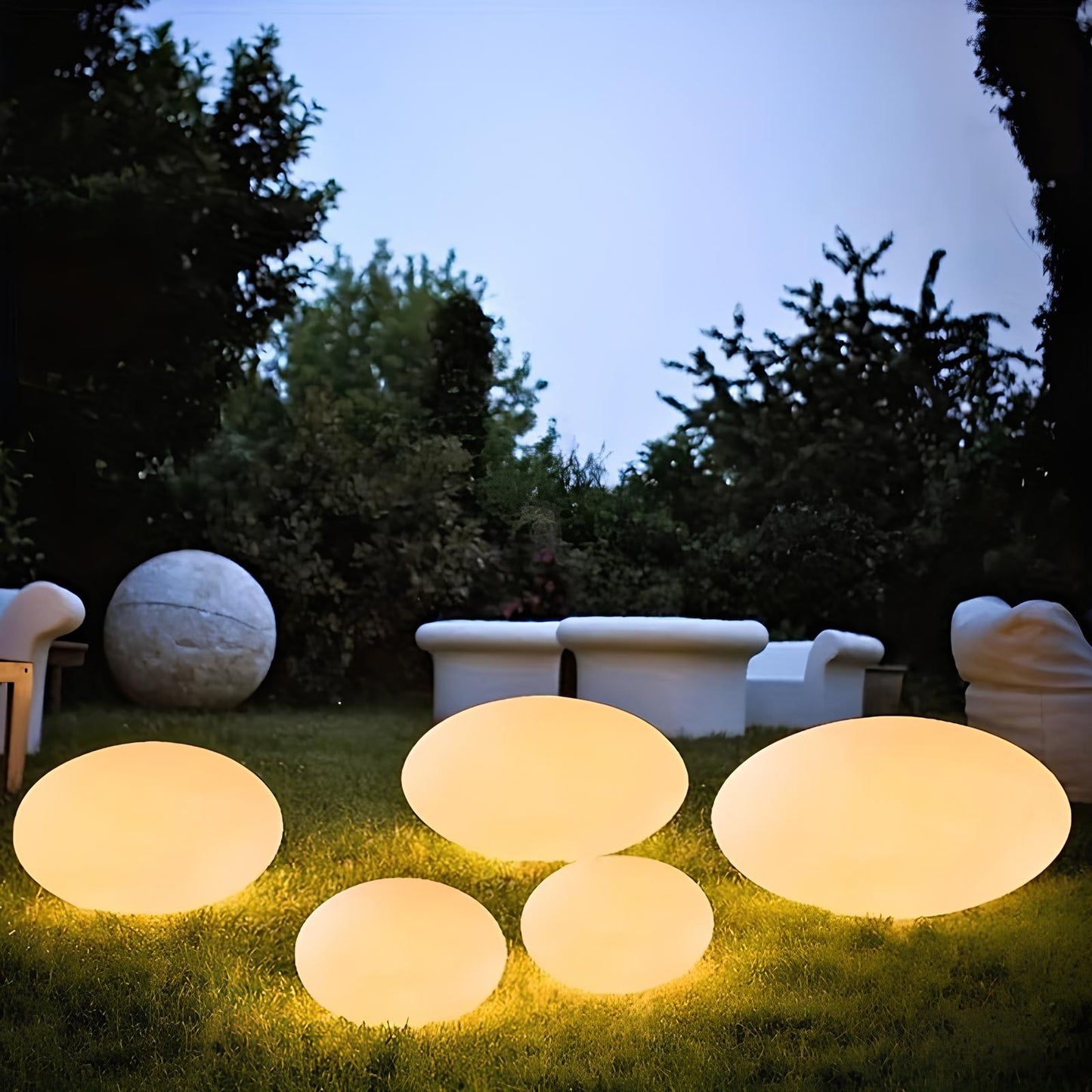 Stimmungsvolle Kabellose Gartenlampe - LumaStone