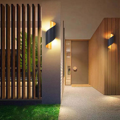 Moderne Spiral-LED-Wandleuchte - TwistLight