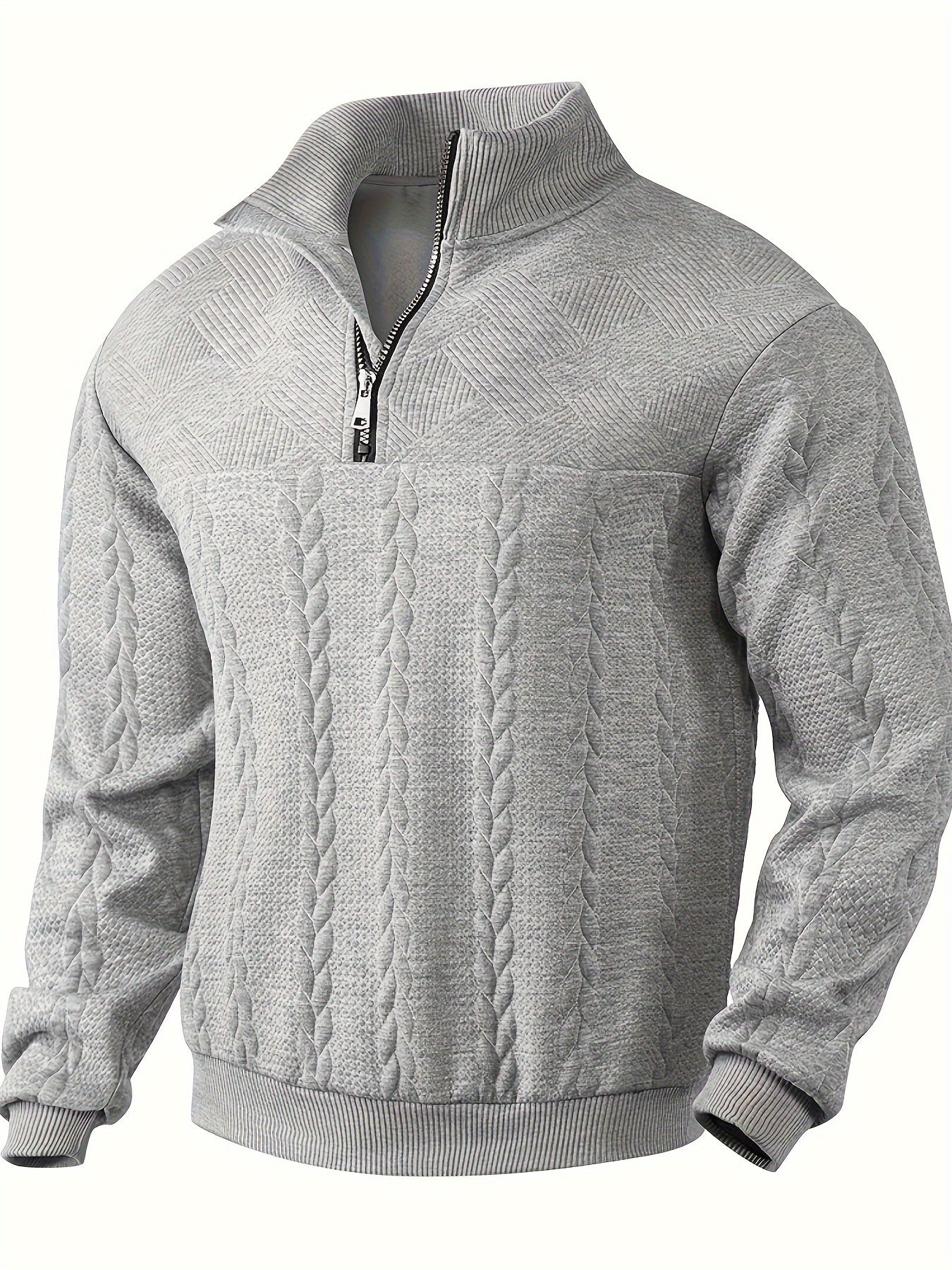 Vintage Herrenpullover mit Reißverschluss – Victor