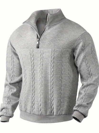 Vintage Herrenpullover mit Reißverschluss – Victor