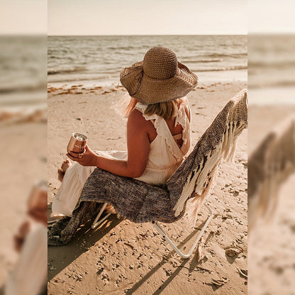 Häkelnder Boho Strohhut für Sommerreisen – Elouan