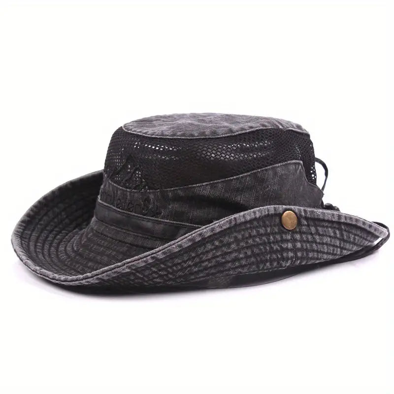 Outdoor Sonnenhut mit Verstellbaren Riemen und Breiter Krempe – Solantra