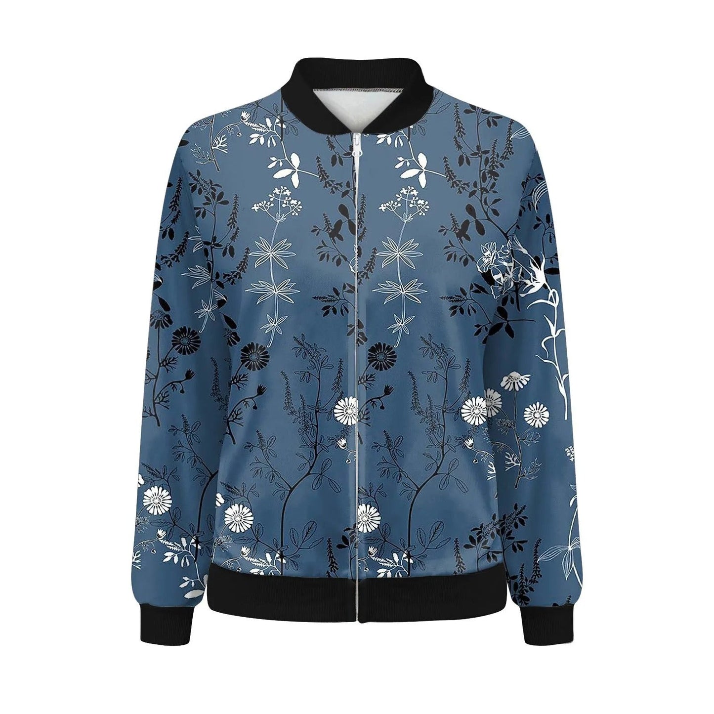 Damen Sommerjacke mit feinem Blumenmuster – Fiora