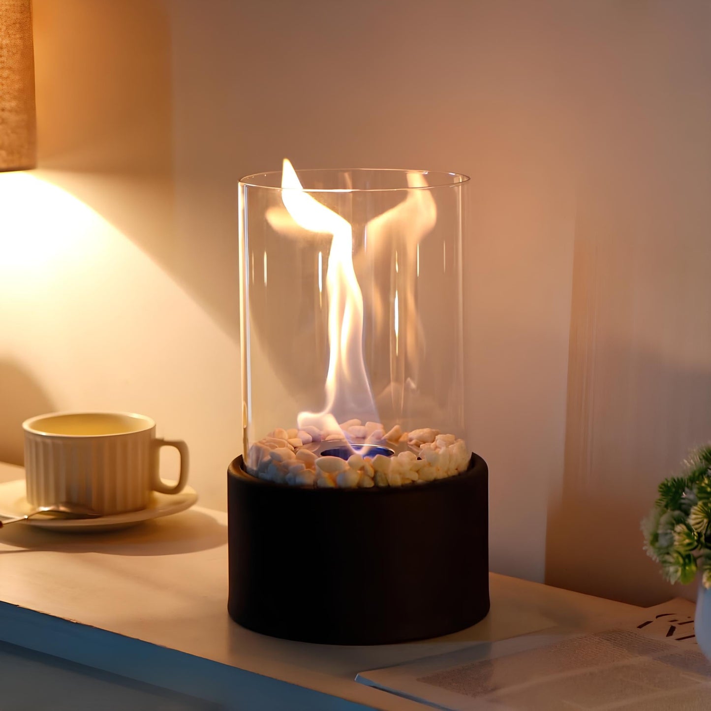 Klassische Öllampe mit offener Flamme - Lumora