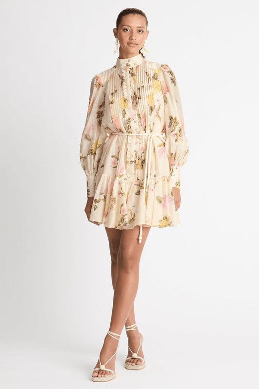 Mini Hemdkleid mit Spitzenrand – Sylvie