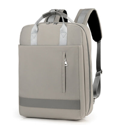 Sichere Anti-Diebstahl-Rucksack mit versteckten Reißverschlüssen und USB-Aufladung