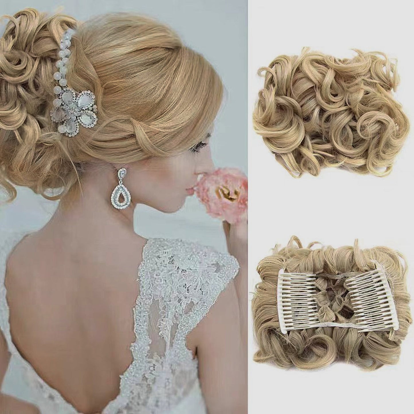 Krullende Knot Hairextension – FluffyFix