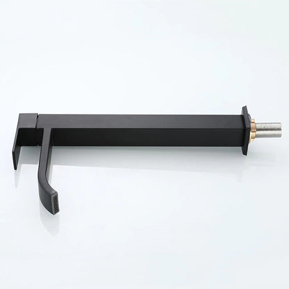 Mattschwarze Kaltwasser-Waschtischarmatur – Noira