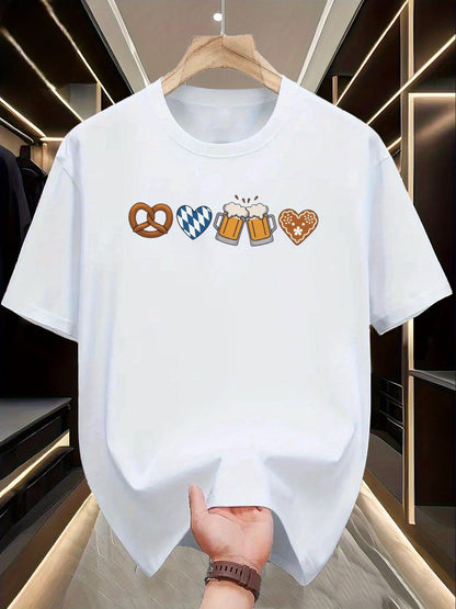 Herren Grafik T-Shirt aus 100% Baumwolle – Franz Oktoberfest 2025