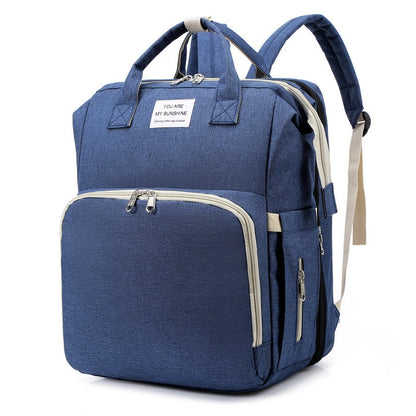 Tragbares Babybett und Wickeltasche – Multifunktionaler Reise-Rucksack