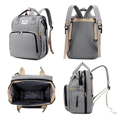 Tragbares Babybett und Wickeltasche – Multifunktionaler Reise-Rucksack