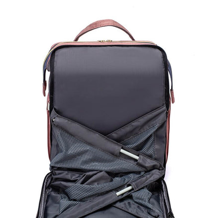 Tragbares Babybett und Wickeltasche – Multifunktionaler Reise-Rucksack