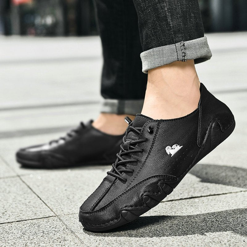 Uniseks Leder Barfußschuhe – BareMotion