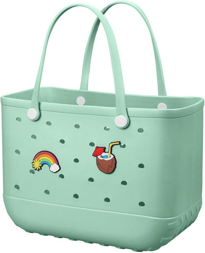 Wasserdichte EVA-Strandtasche – Große & Waschbare Tragetasche für den Herbstspaziergang draußen
