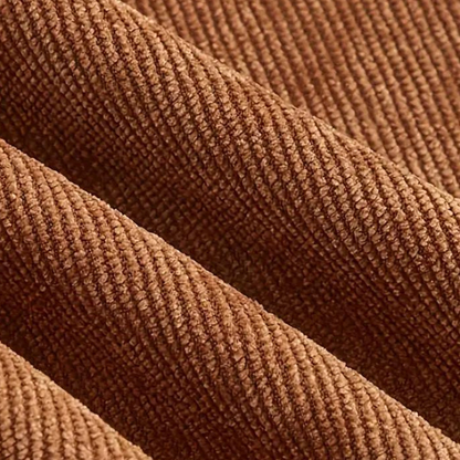 Brauner Cordstoff, Textur, Detailansicht, hochwertig, Mode, Bekleidungsmaterial, Nahaufnahme