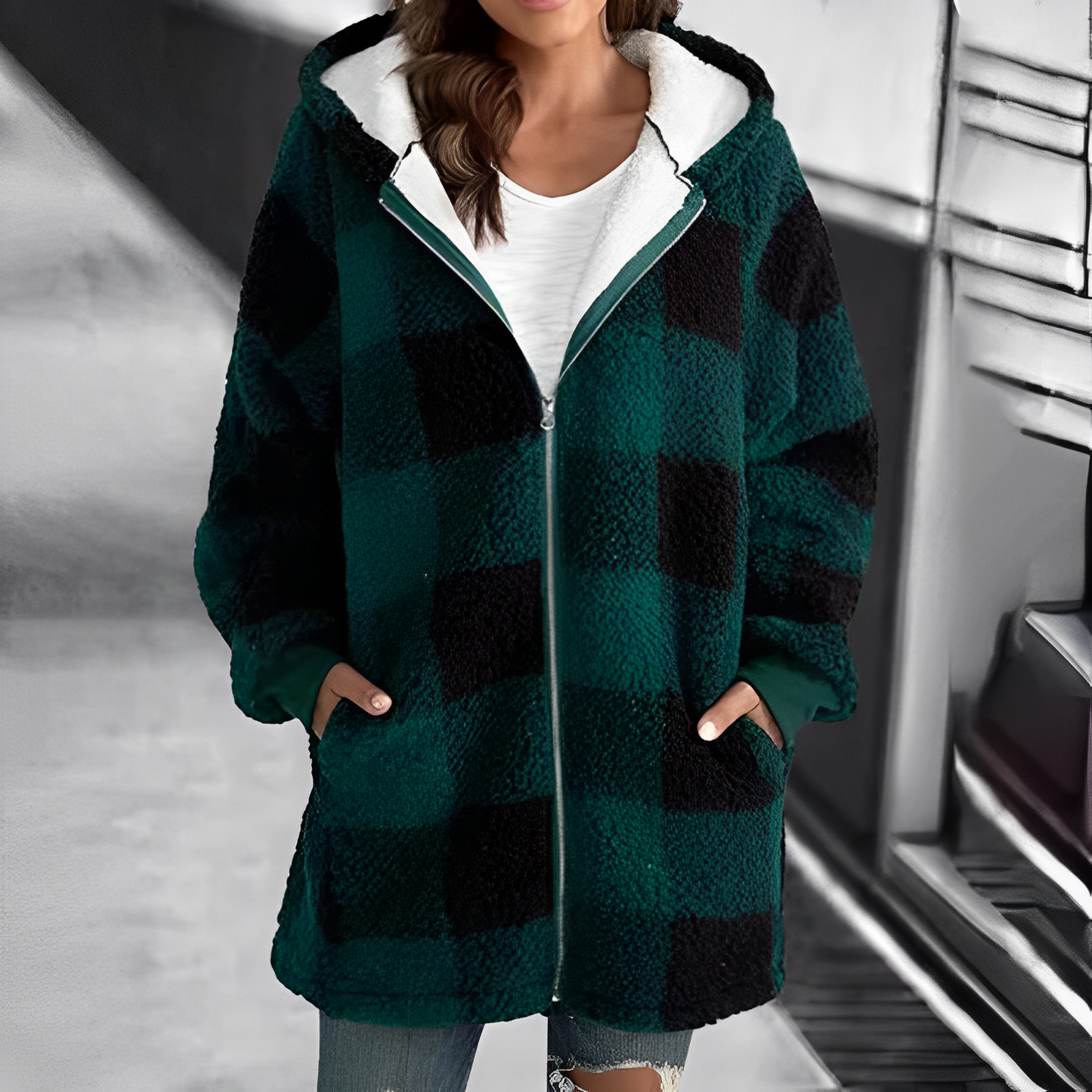 Damenjacke mit Kapuze - Camila