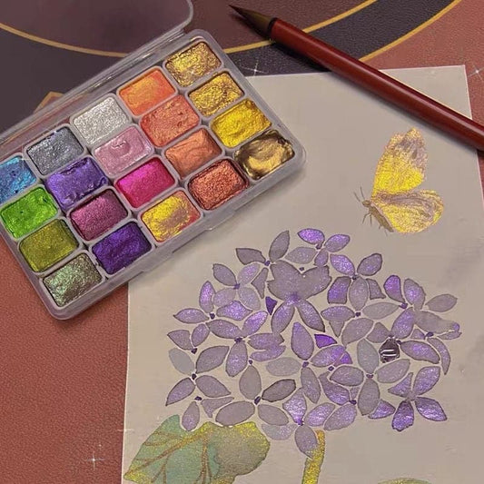 Mehrfarbiges Aquarellfarben-Set – ColorCrafter