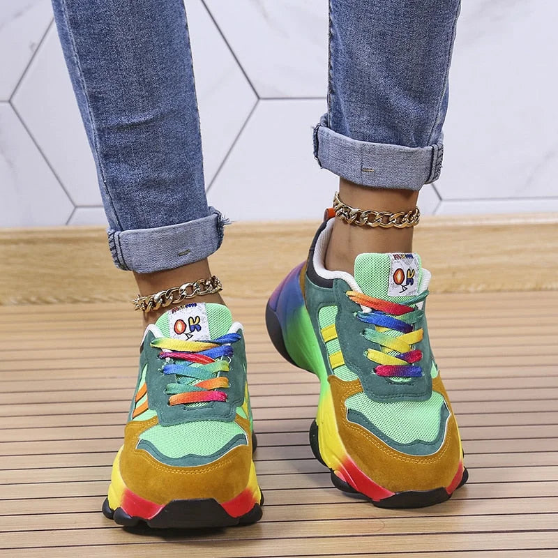 Bunte Damen Sneaker – Solenya