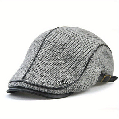 Unisex Strick-Barettmütze warm & modisch für Herbst und Winter – Elias