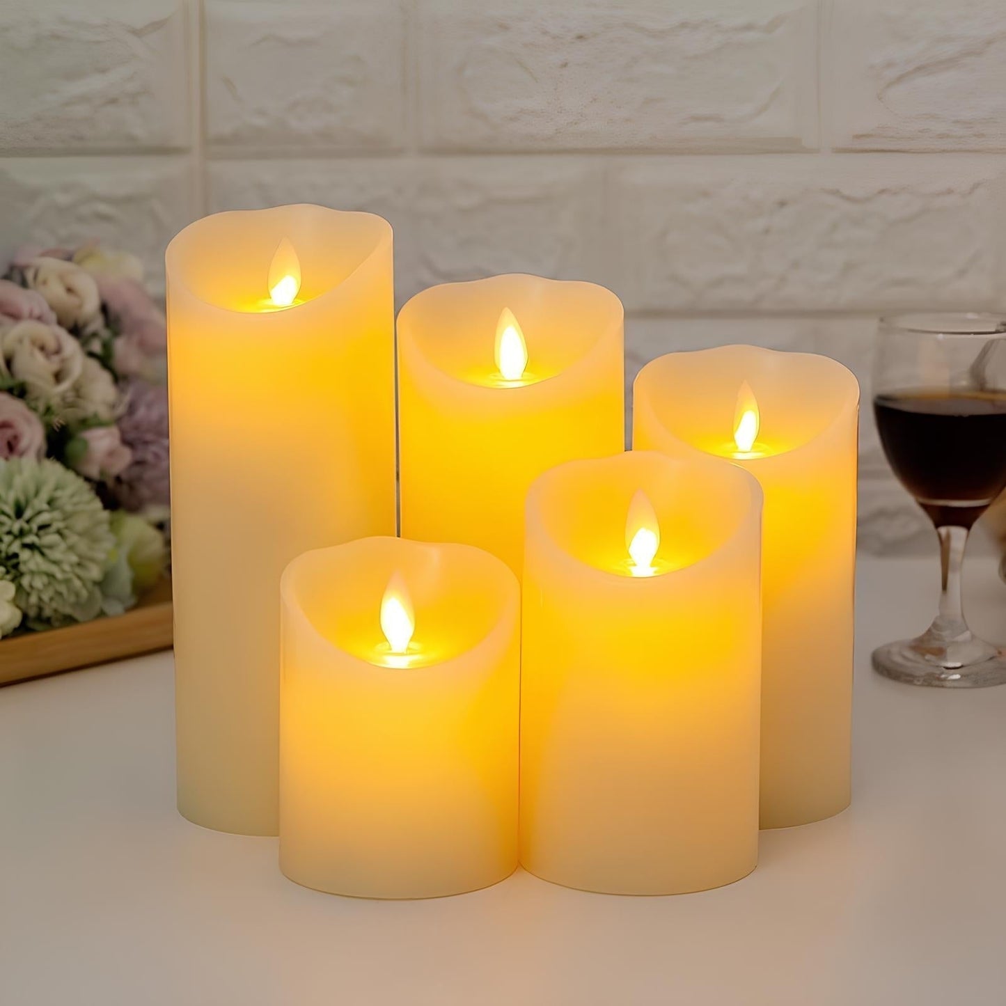 Stimmungsvolle LED-Kerzen - GlowFlicker